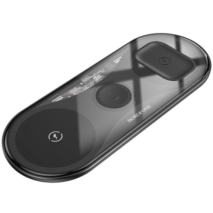 Бездротова зарядка BOROFONE BQ19 3in1 Чорний