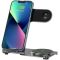 Беспроводная зарядка WIWU Wi-W005 3 in 1 беспроводная Charger Black