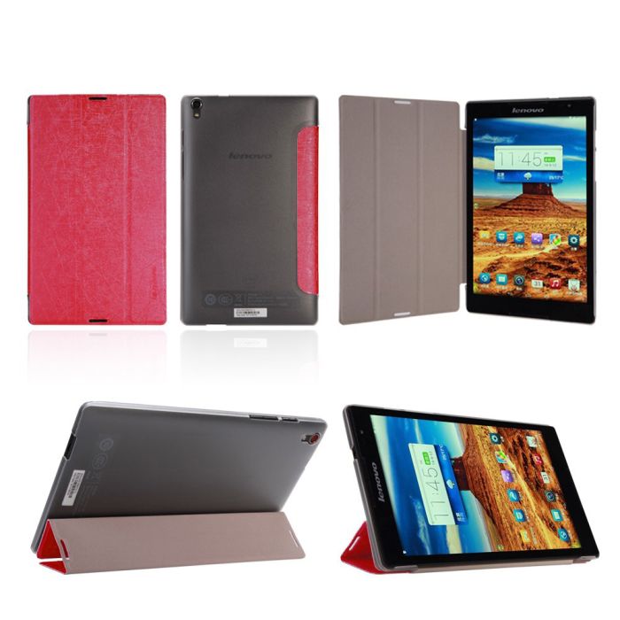 Чохол для Lenovo Tab S8-50F 3fold Red-TR