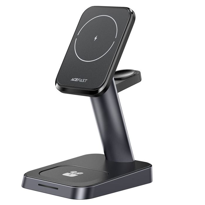 Бездротова зарядка Acefast E3 3-in-1 (with MagSafe) Black