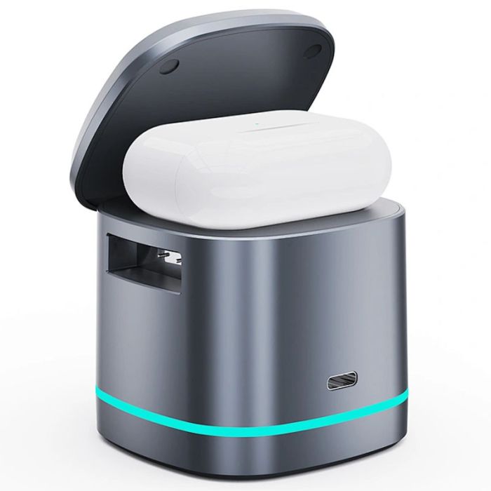 Беспроводная зарядка WIWU Wi-W024 3 in 1 Wireless Charger Grey