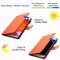 Шкіряний чохол Art Case з візитницею для Samsung Galaxy Tab S7 Помаранчевий