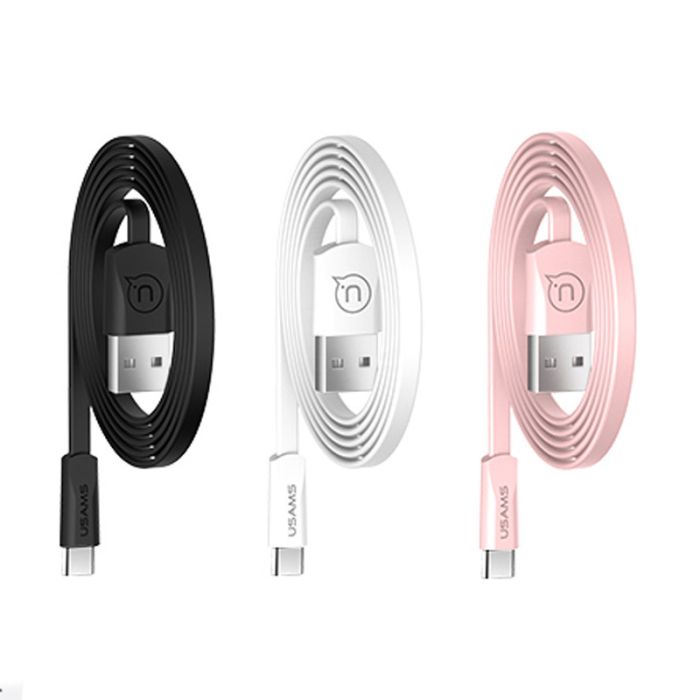Дата кабель USAMS US-SJ200 USB to Type-C 2A (1.2m) Белый