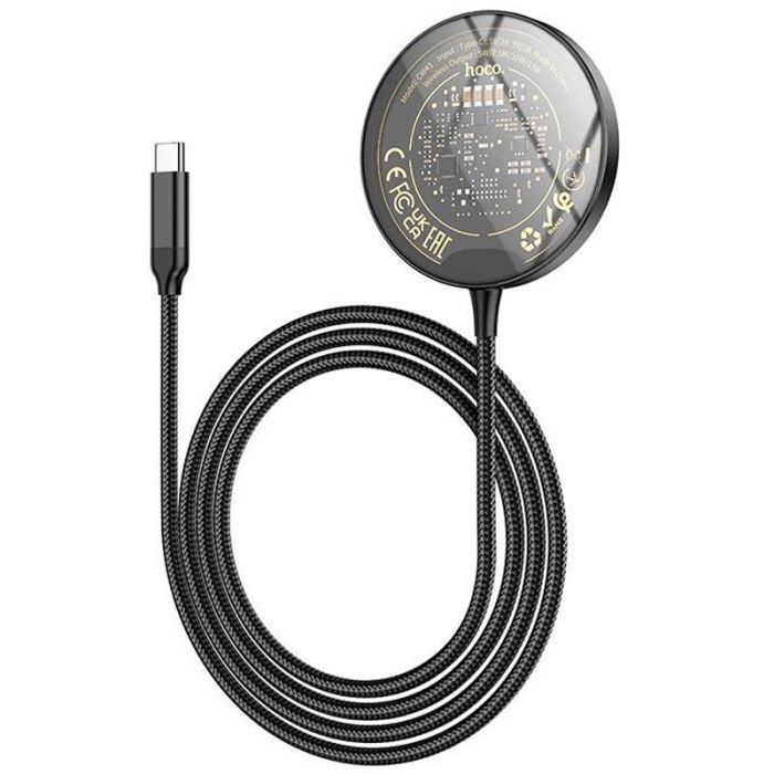Беспроводная зарядка Hoco CW45 Discovery Edition 3-in-1 Black