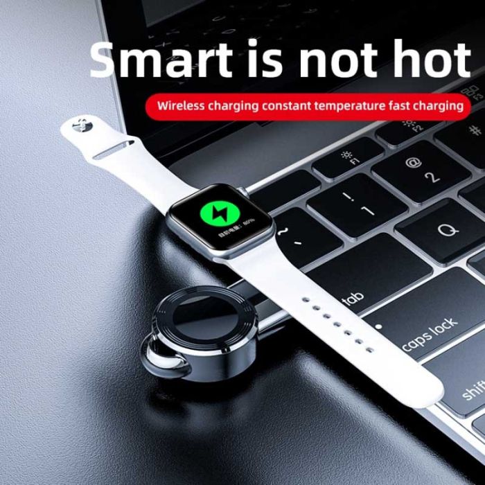 Бездротова зарядка для Apple Watch Magnetic Charger USB Black