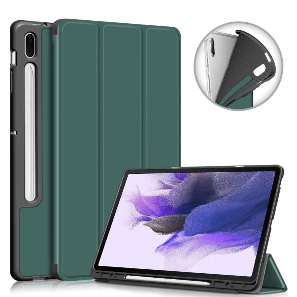 Чохол GumFold with holder Samsung Galaxy Tab S8 Plus SM X800 X806 DarkGreen