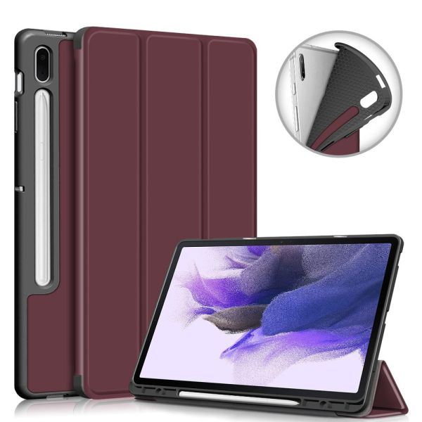 Чохол GumFold with holder Samsung Galaxy Tab S8 Plus SM X800 X806 Cherry