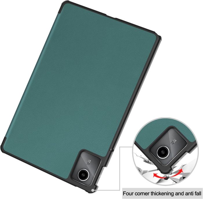 Чохол 3fold Lenovo Tab M11 2024 TB330 TB331 DarkGreen
