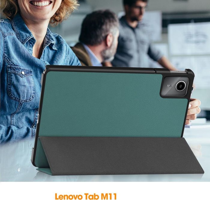 Чохол 3fold Lenovo Tab M11 2024 TB330 TB331 DarkGreen