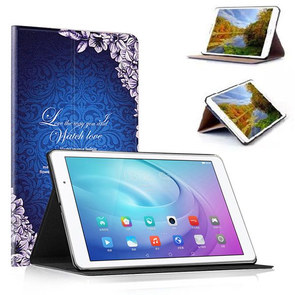 Чохол Galaxy Tab E 9.6 T560 Fashion-Print Flowers