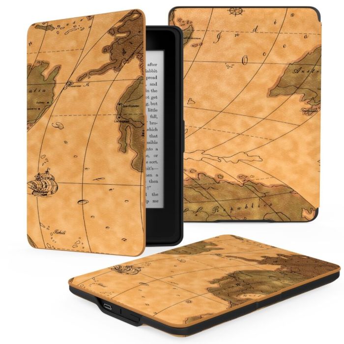 Чехол-книга для Amazon Kindle Paperwhite SuperSlim Map