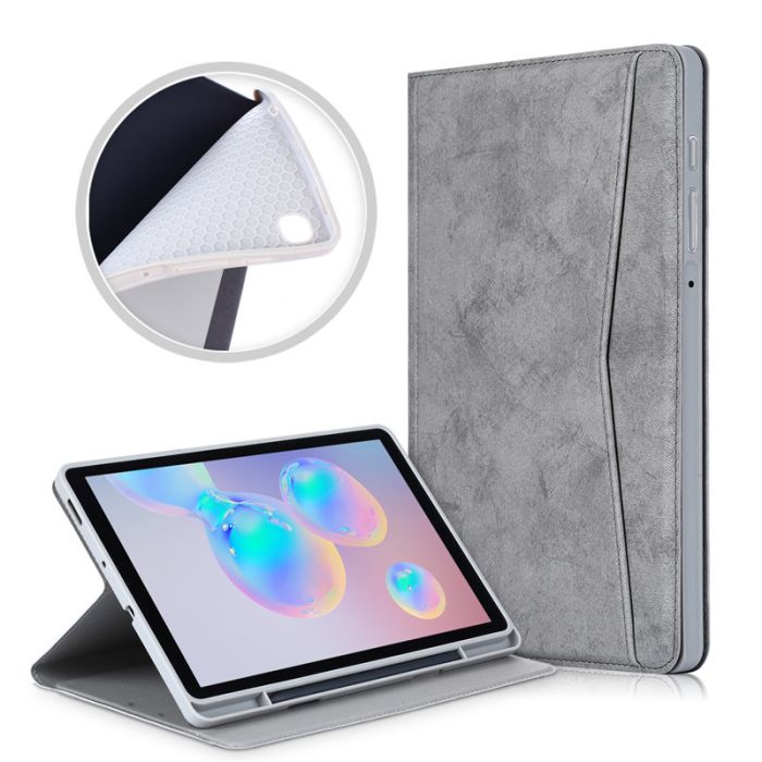 Чохол Fashion Skin s-pen holder Samsung Tab S6 lite 10.4 P610 P615 Grey