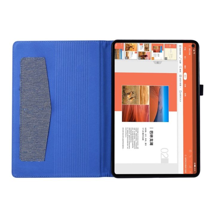 Чохол FashionGum Lenovo Tab P12 12.7 2023 TB370FU TB370XU TB371FC DarkBlue