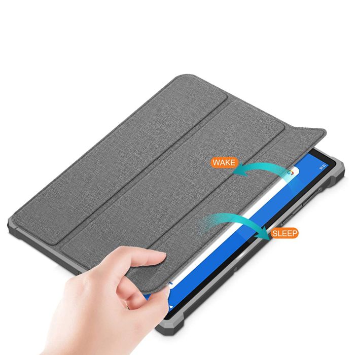 Чехол Folio GumSkin Lenovo Tab M10 HD 2nd Gen TB-X306 Grey