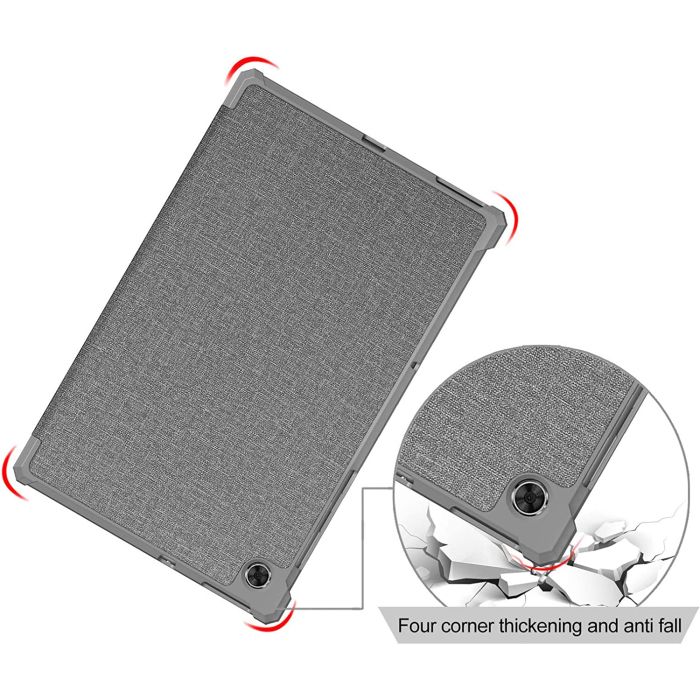 Чехол Folio GumSkin Lenovo Tab M10 Plus FHD TB-X606 Grey