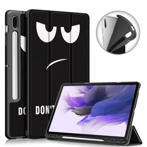 Чохол GumPrint with holder Samsung Galaxy Tab S7 FE/S7 Plus/S8 Plus 12.4 Dont Touch my Tab