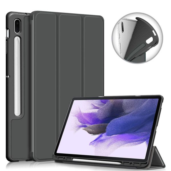 Чохол GumFold with holder Samsung Galaxy S7 FE/S7 Plus/S8 Plus 12.4 Grey