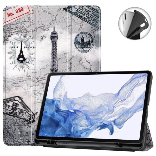 Чохол GumPrint with holder Samsung Galaxy Tab S7 FE/S7 Plus/S8 Plus 12.4 EffileTower