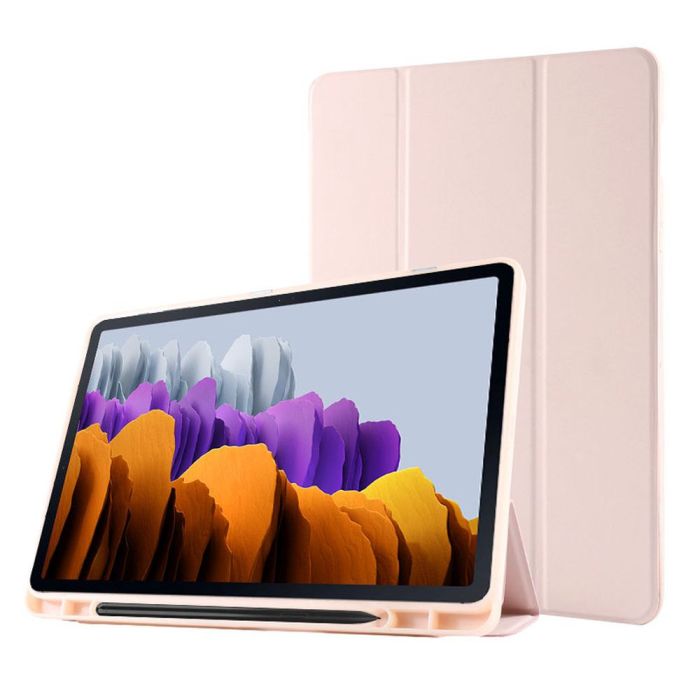 Чохол Gum S-Pen holder Samsung Galaxy Tab S10+ Plus / Fe + / S9 Plus Pink