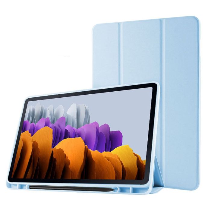Чехол Gum S-Pen holder Samsung Galaxy Tab S10+ Plus/Fe+/S9 Plus SkyBlue