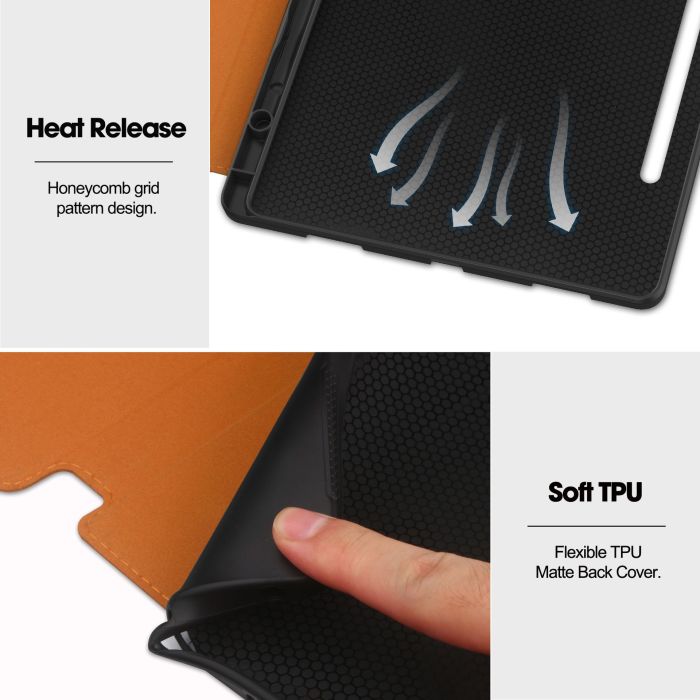 Чехол Gum with Pen Holder Lenovo Tab P12 12.7 2023 Brown