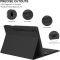 Чехол клавиатура с pen holder Samsung Galaxy Tab S7 Plus/S8 plus 12.4 Bluetooth Keyboard