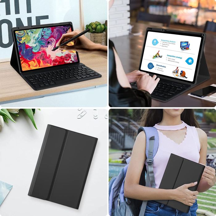 Чехол клавиатура с pen holder Samsung Galaxy Tab S7 Plus/S8 plus 12.4 Bluetooth Keyboard