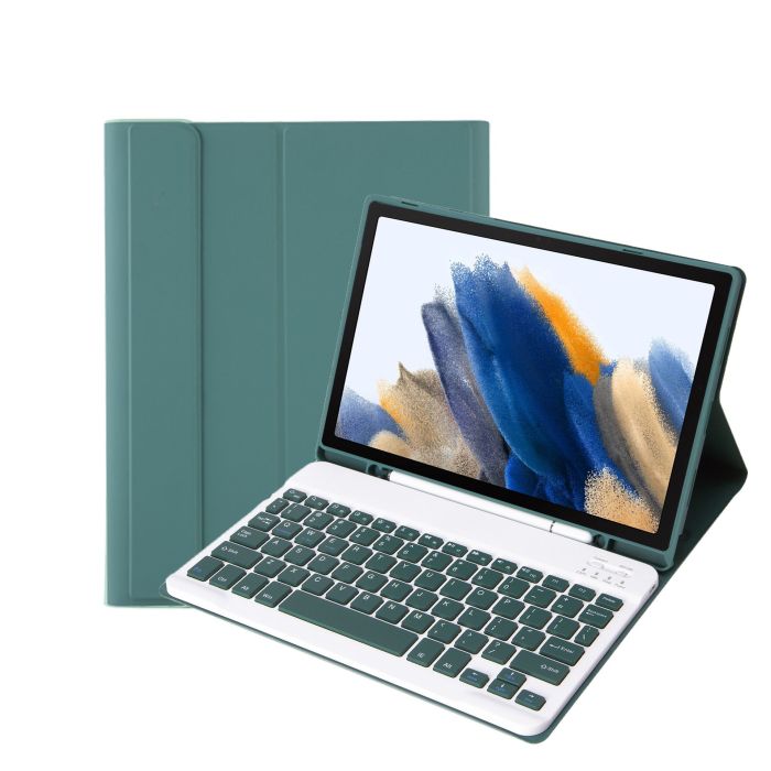 Чохол клавіатура Samsung Galaxy Tab A11+ / A9 Plus Bluetooth Keyboard with TP DarkGreen
