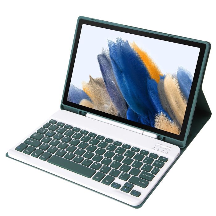 Чохол клавіатура Samsung Galaxy Tab A11+ / A9 Plus Bluetooth Keyboard with TP DarkGreen