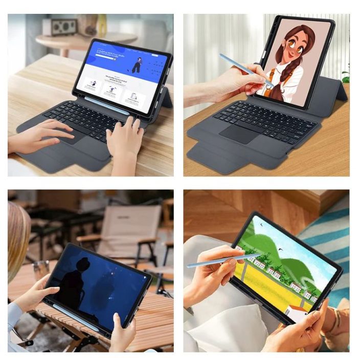 Чохол клавіатура Samsung Galaxy Tab S10 lite/ S10 FE / S9 Fe / S9  Bluetooth Keyboard with TP