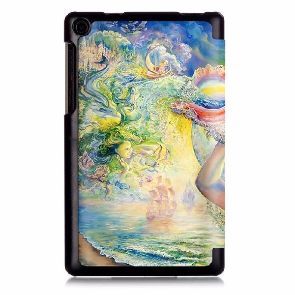 Чехол Lenovo Tab 3-730x Smart-Print Spring