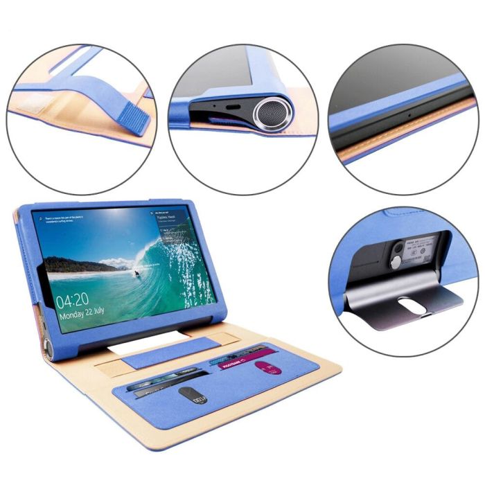 Чехол Lenovo Yoga Smart Tab 5 YT-X705 Premium DarkBlue