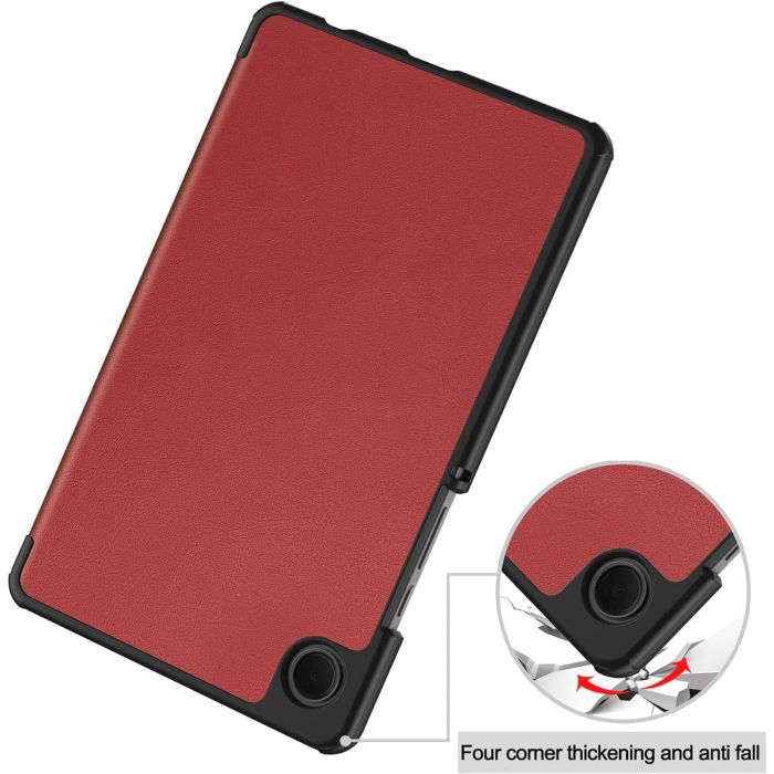 Чохол Samsung Galaxy Tab A9 8.7 SM-X110 SM-X115 3fold DarkRed