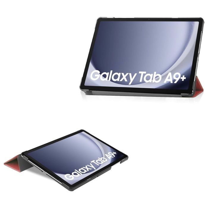 Чехол Samsung Galaxy Tab A9 Plus SM X210 X215 X216 3fold DarkRed