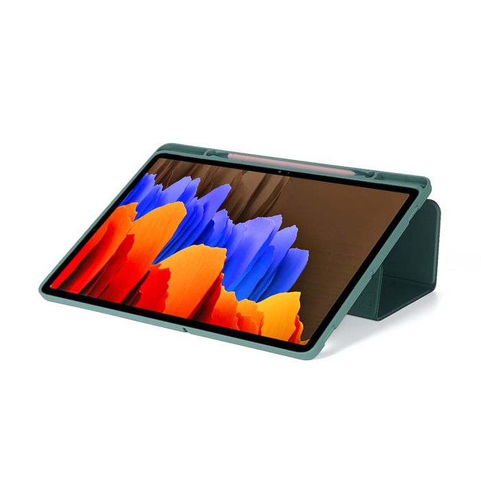 Чохол Gum S-Pen holder Samsung Galaxy Tab S7 FE/S7 Plus/S8 Plus 12.4 DarkGreen