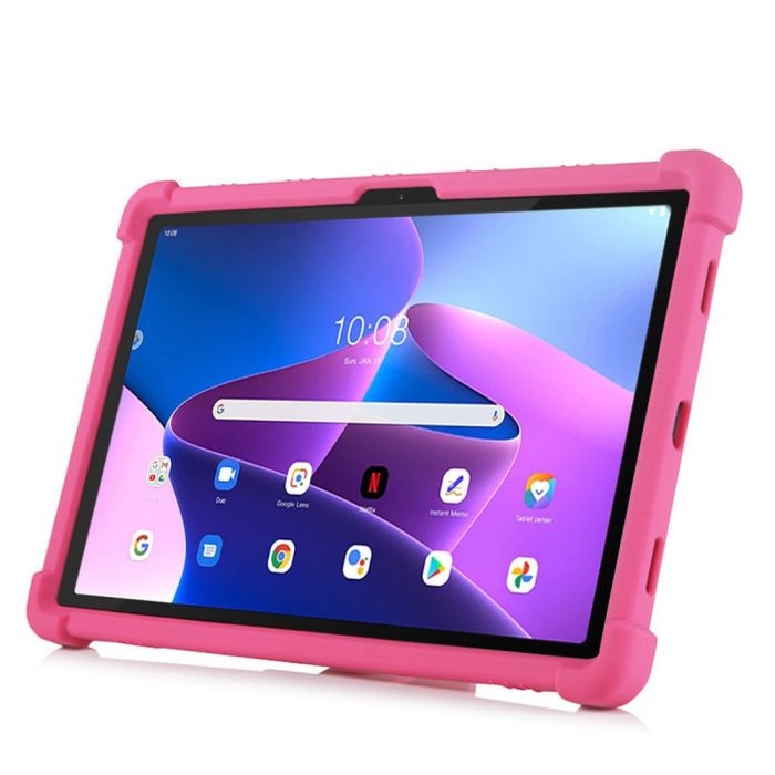 Чохол Silicon Lenovo Tab M10 Plus (3rd Gen) 10.6 TB125 TB128 HotPink