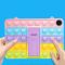 Чохол Silicon Popit Samsung Galaxy Tab A8 2021 TB X205 X200 Rainbow