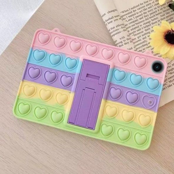 Чохол Silicon Popit Samsung Galaxy Tab A8 2021 TB X205 X200 Rainbow
