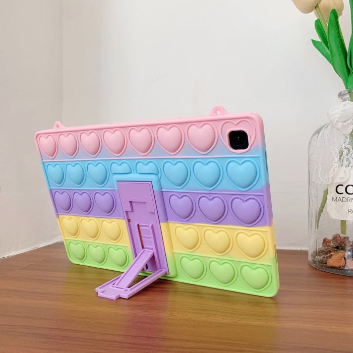 Чохол Silicon Popit Samsung Galaxy Tab A8 2021 TB X205 X200 Rainbow
