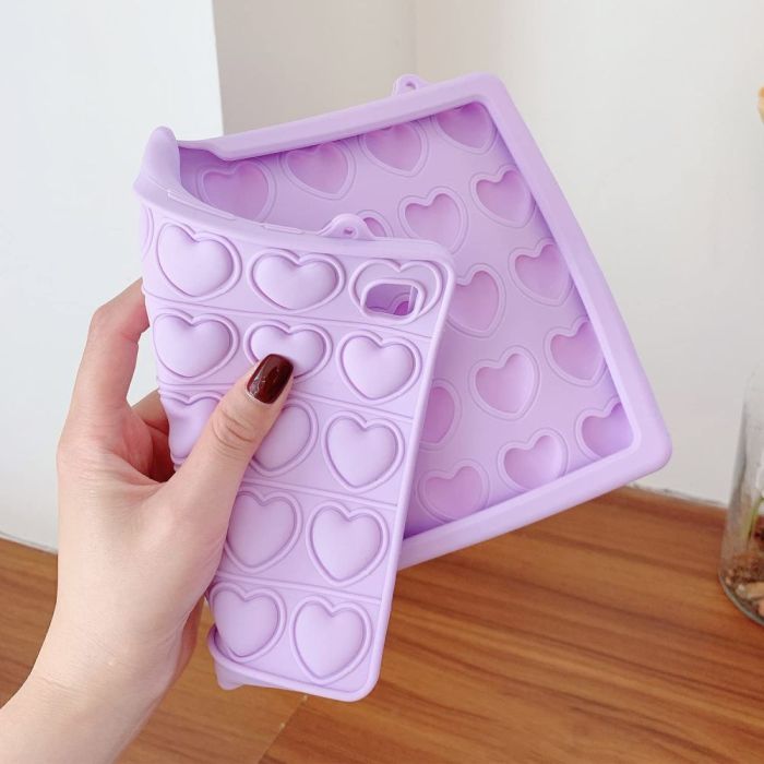Чехол Silicon Popit Samsung Galaxy Tab S6 Lite Vioet