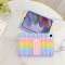 Чохол Silicon Popit Samsung Galaxy Tab S6 Lite Rainbow Violet