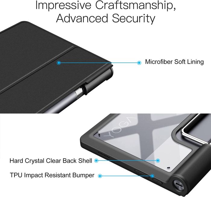 Чехол TOBY Gum Lenovo Yoga Tab 11 YT J706F J706X Black