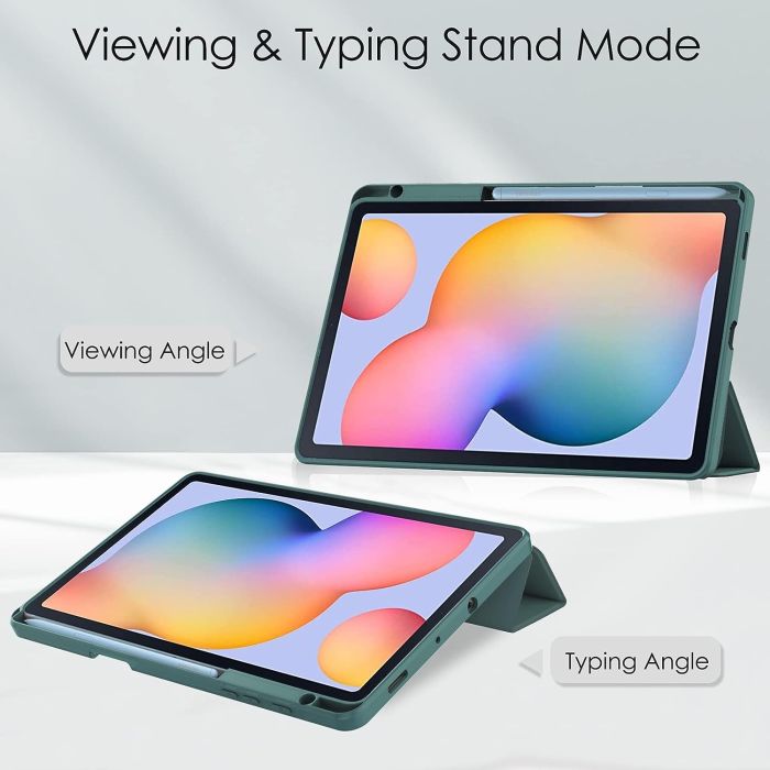 Чохол TOBY Gum Spen holder Samsung Tab S6 lite P610 P615 P613 P619 DarkGreen