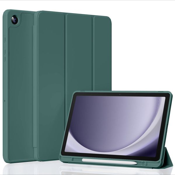 Чохол із Slot for Stylus для Samsung Galaxy Tab A11 / A9 (8.7'') (X110/X115) DarkGreen