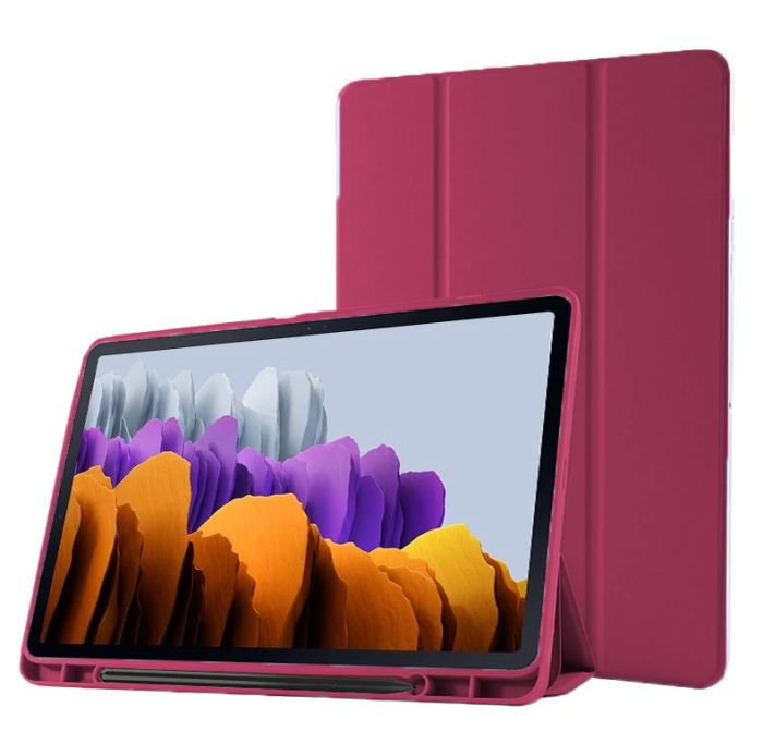 Чехол с Slot for Stylus для Samsung Galaxy Tab A7 Lite (T220/T225) Бордовый