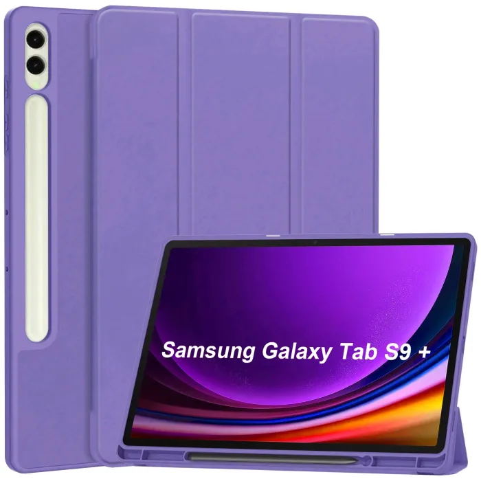 Чехол with Slot for Stylus для Samsung Galaxy Tab S10 FE 10.9/S9/S9 FE 11" Сиреневый