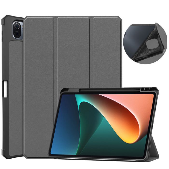 Чехол Gum Smart Pen holder для Xiaomi Mipad 5/5 pro Grey