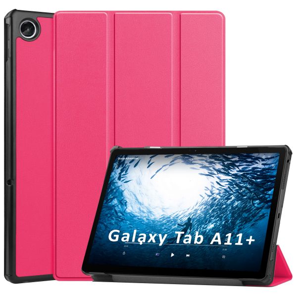 Чохол Samsung Galaxy Tab A11 Plus SM X230 X233 X236 3fold HotPink