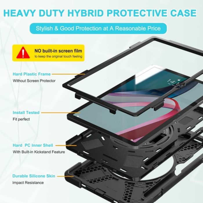 Чохол Extreme Defender Lenovo Tab P11 Pro 2nd gen 11.2 TB132FU TB138FC Black