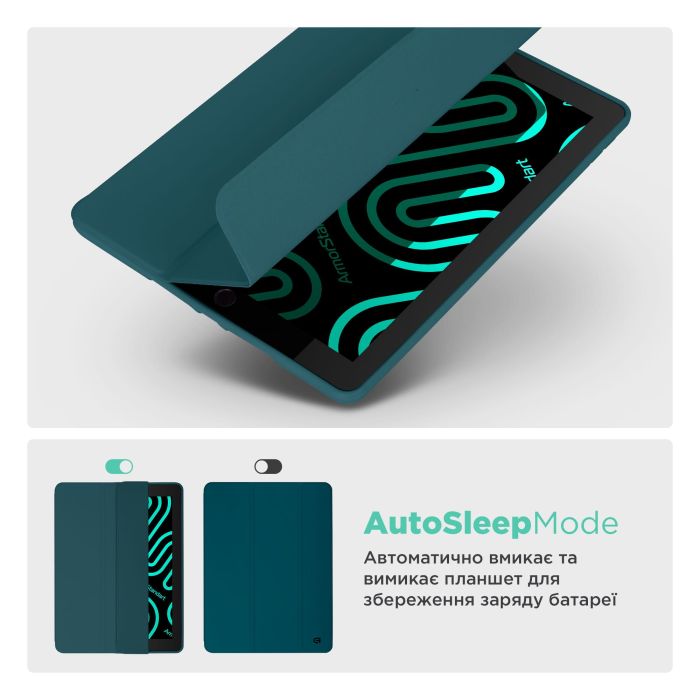 Чохол Gum Active Pen holder Lenovo Tab P11 11.5 TB350 TB355 DarkGreen